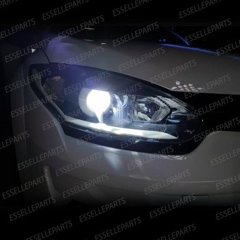 Kit Full LED H7 9600 Lumen 6000K Anabbaglianti RENAULT MEGANE 3 Fari Lenticolari