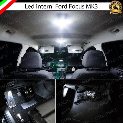 Kit LED Interni Per Ford Focus MK3 6000K Luce Bianca Canbus
