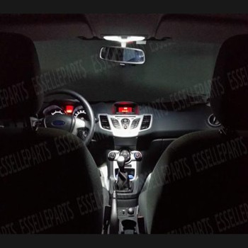 Kit LED Interni Medium Pack 6000K bianco ghiaccio Ford Fiesta MK6 RESTYLING 5 Porte