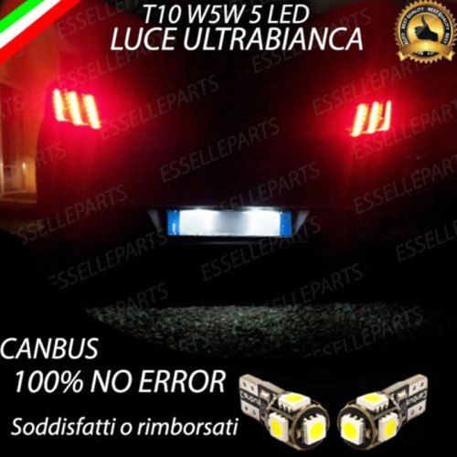 Luci targa 5 LED Canbus