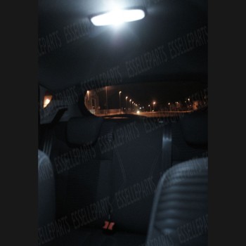 Kit LED Interni + Targa 6000K bianco ghiaccio Ford Fiesta MK6 RESTYLING 5 porte