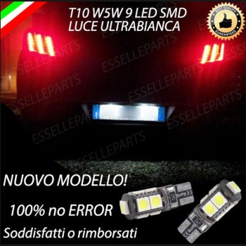 Luci targa 9 LED Canbus