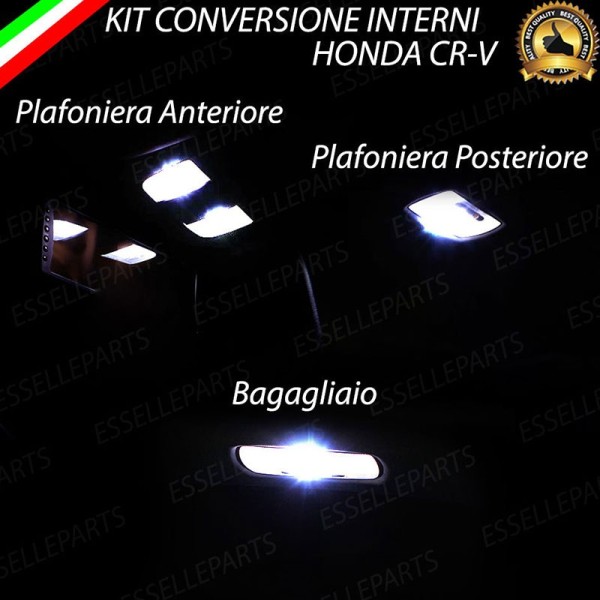 Kit LED interni Completo 6000K Luce Bianca Canbus Honda Cr-V MK4