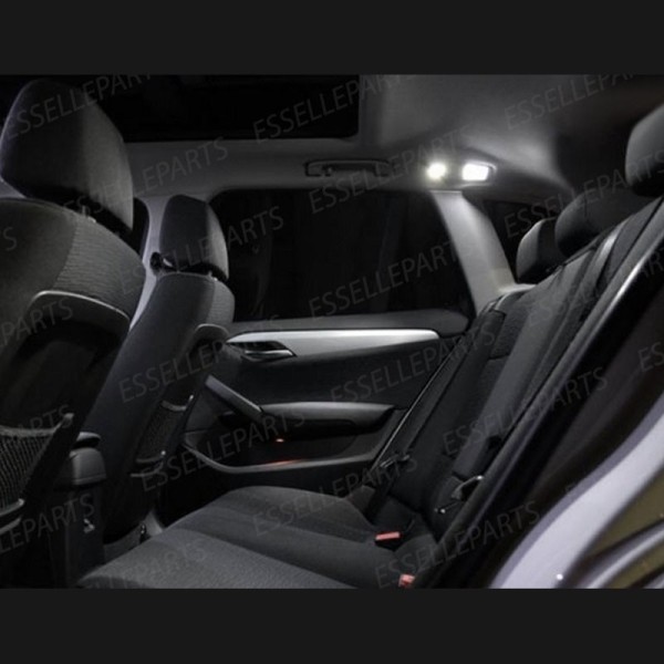 Kit Led interni Medium Pack 6000K Bianco Canbus per Bmw X1 E84 Restyling