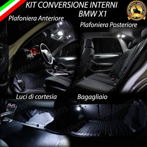 Kit Led interni Medium Pack 6000K Bianco Canbus per Bmw X1 E84 Restyling
