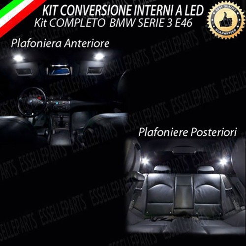 Kit LED Interni Per Bmw Serie 3 E46 6000K Luce Bianca Canbus