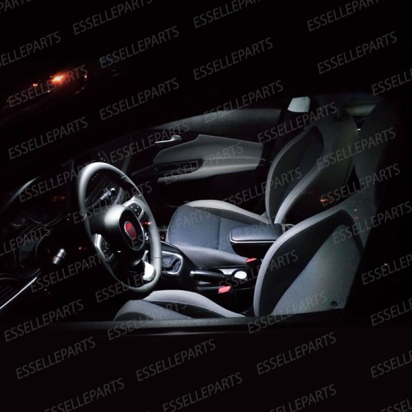 Kit LED interni + Luci targa LED 6000K Bianco Canbus Fiat Tipo Station Wagon