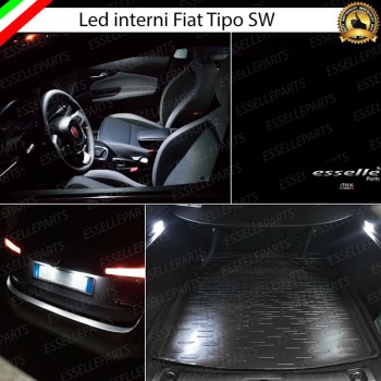 Kit LED interni + Luci targa LED 6000K Bianco Canbus Fiat Tipo Station Wagon