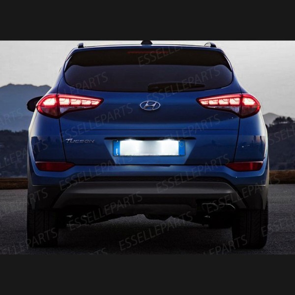 Kit Led interni + Targa 6000K Bianco Canbus per Hyundai Tucson MK3 Restyling