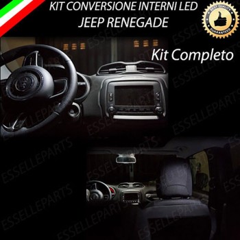 Kit LED interni Medium Pack 6000K Luce Bianca Canbus Jeep Renegade con Tetto Panoramico Kit LED interni Medium Pack 6000K Luce Bianca Canbus Jeep Renegade con Tetto Panoramico
