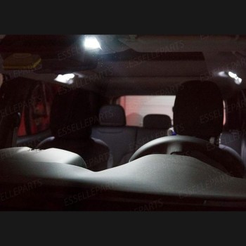 Kit LED interni + LED targa 6000K Luce Bianca Canbus Jeep Renegade con Tetto Panoramico Kit LED interni + LED targa 6000K Luce Bianca Canbus Jeep Renegade con Tetto Panoramico