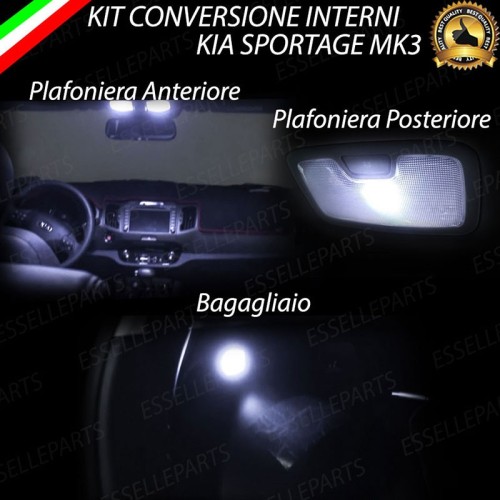 Kit LED Interni Per Kia Sportage 3 6000K Bianco Canbus