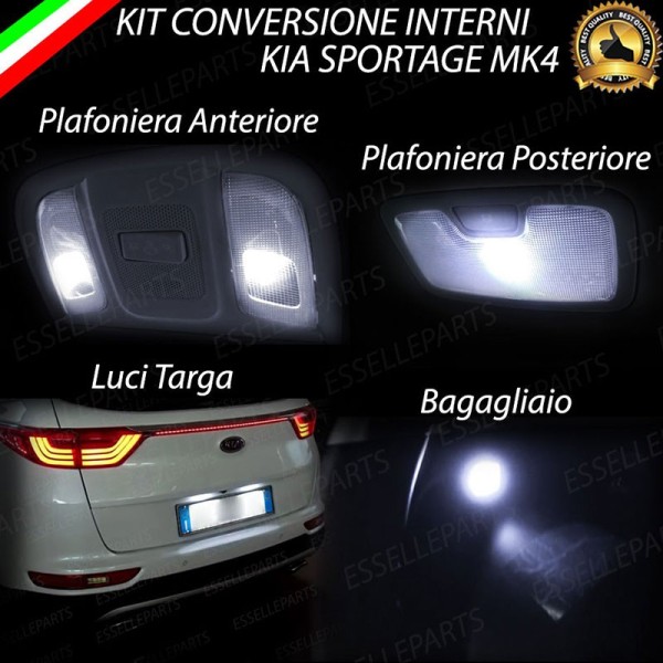 Led interni completo + Targa KIA SPORTAGE IV