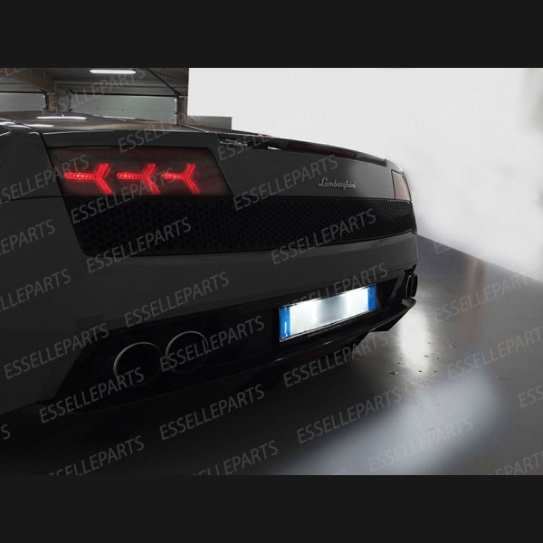 Kit Led interni Completo + Luci targa LED 6000K bianco Lamborghini Gallardo Spyder