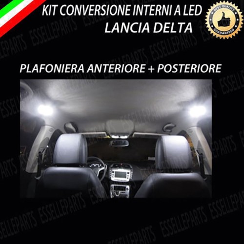 Kit LED interni Basic Pack 6000K Canbus Lancia Delta MK3 senza tetto panoramico