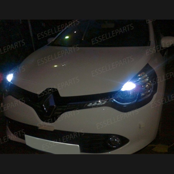 Coppia luci di posizione T10 W5W 5 LED canbus 6000K Bianco Renault Clio 4