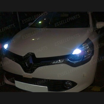 Coppia luci di posizione T10 W5W 5 LED canbus 6000K Bianco Renault Clio 4
