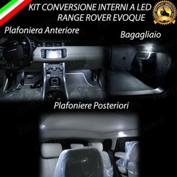 Led Interni Abitacolo RANGE ROVER EVOQUE Canbus 6000K Luce Bianca