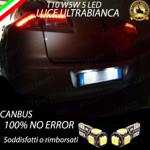 Luci targa 5 LED Canbus