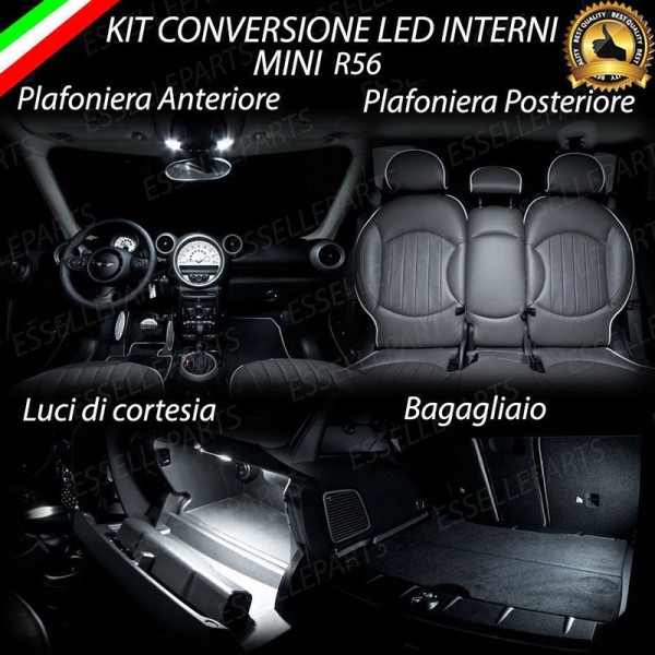 Led interni completo + Targa MINI R56