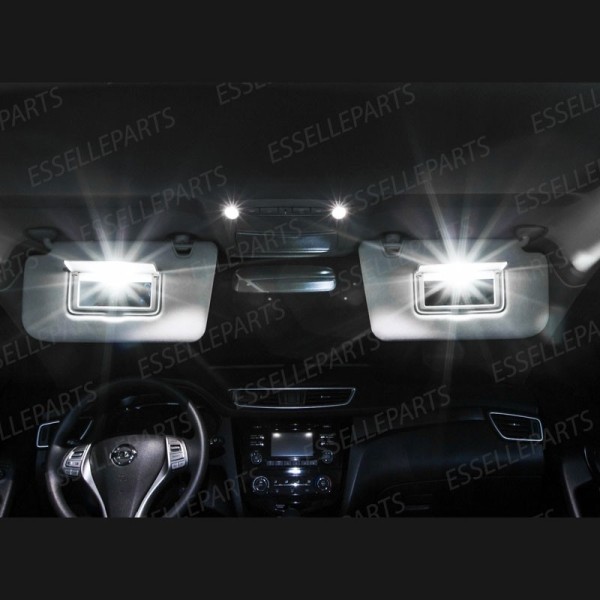 Kit LED interni Completo 6000K Canbus Nissan X-Trail MK3 senza tetto panoramico