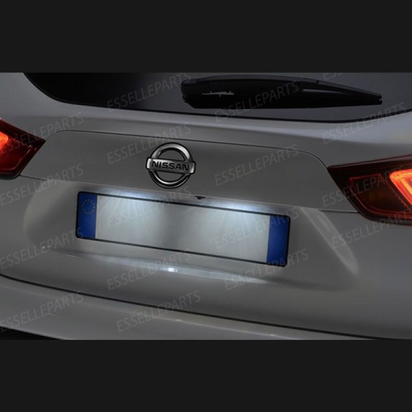 Kit LED interni + Luci targa LED 6000K Canbus Nissan Qashqai J11 con Tetto Panoramico