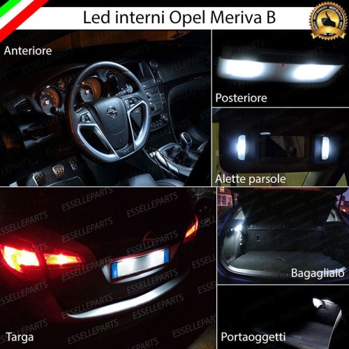 Led interni + Targa OPEL MERIVA B