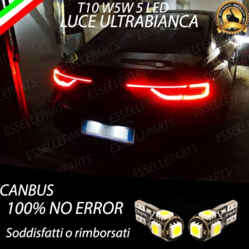 Luci targa 5 LED Canbus