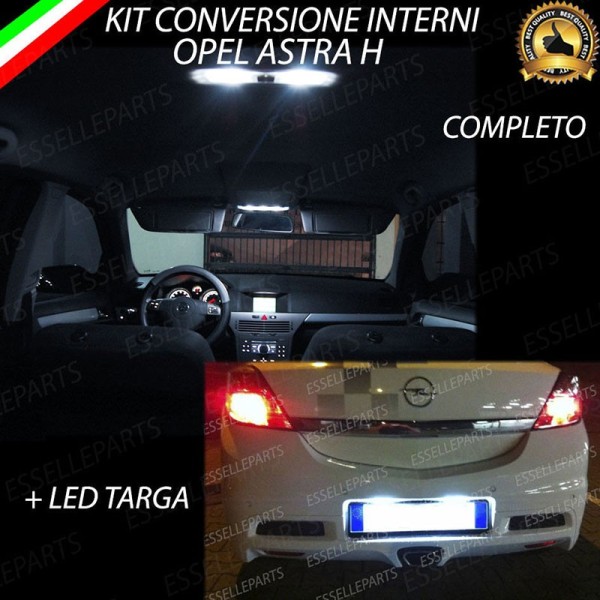 Led interni completo + targa OPEL ASTRA H