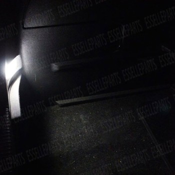 Kit LED interni Completo 6000K Bianco Canbus Opel Corsa D con plafoniera a 3 Punti