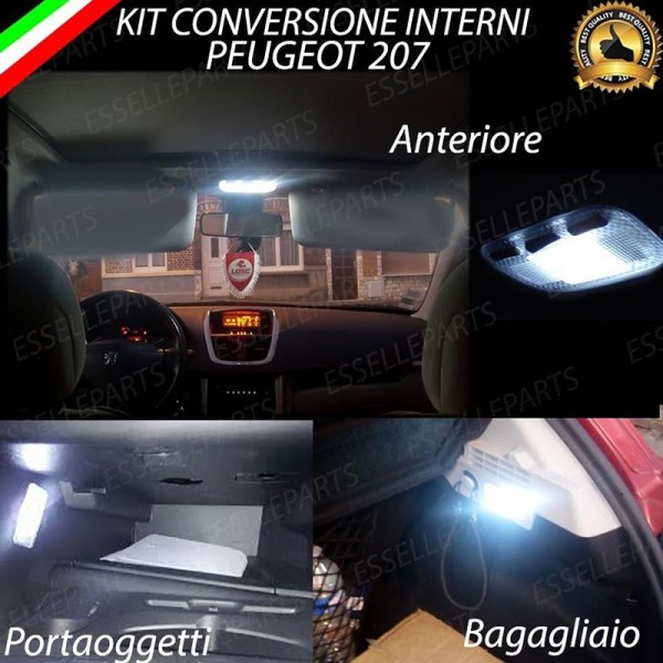 Led interni Medium Pack per Peugeot 207