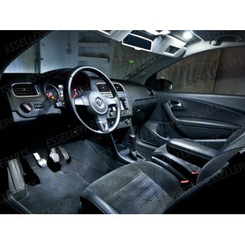 Kit Led interni Medium Pack 6000K bianco Canbus VW Polo 6R 6C1 Dal 2014