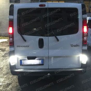 Luci Targa Led Canbus RENAULT TRAFIC 6000K Luce Bianca No Error