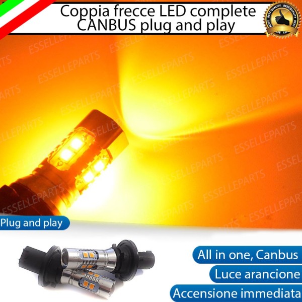 Coppia Frecce PH24WY 10 LED Canbus luce arancione / ambra