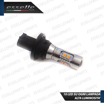 Coppia Frecce PH24WY 10 LED Canbus luce arancione / ambra