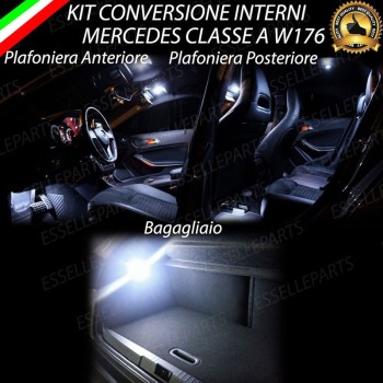 Led Interni Abitacolo MERCEDES CLASSE A W176 Canbus 6000K Luce Bianca