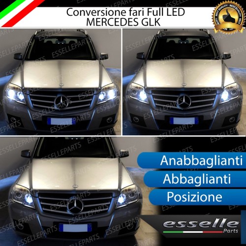 Conversione Fari Full LED 6000K bianco Mercedes GLK Pre-Restyling