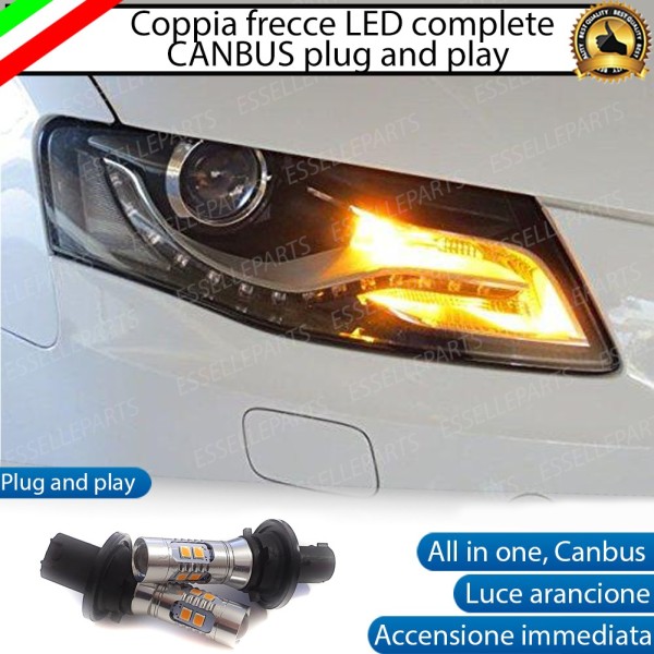 Coppia Frecce Anteriori PH24WY 10 LED Canbus AUDI A4 B8 PRE-RESTYLING