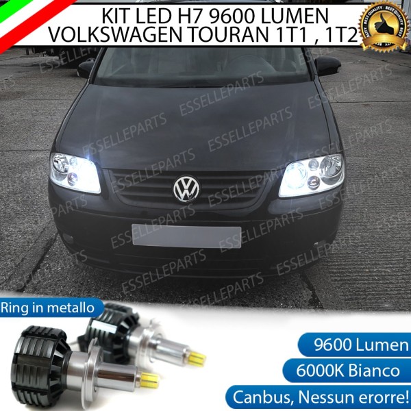 Kit Full LED H7 9600 LUMEN Abbaglianti VW Touran V1
