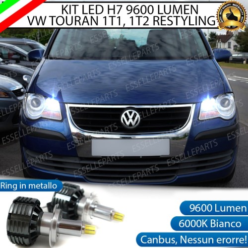 Kit Full LED H7 9600 LUMEN Abbaglianti VW Touran V2