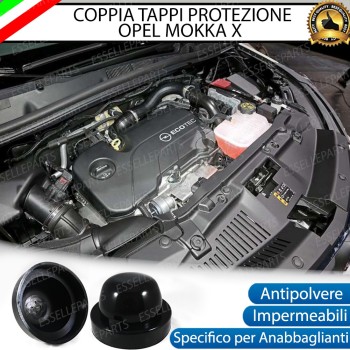 Cuffie Tappi Faro Maggiorati in Gomma per Opel Mokka X