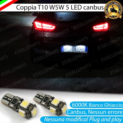 Luci Targa 5 LED Per Hyundai I30 MK3 Canbus 6000K Bianco
