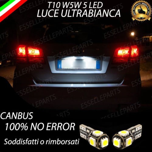 Luci Targa 5 LED Per Dodge Journey Canbus 6000K Bianco