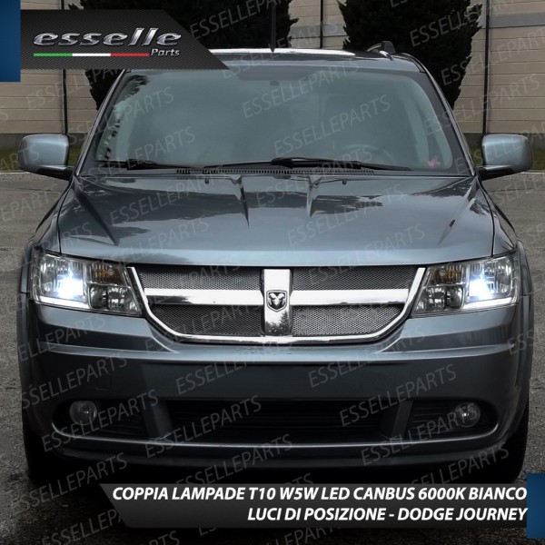 Lampade T10 W5W Canbus 10 LED no error luci posizione Dodge Journey