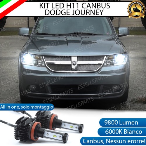 Kit Full Led 6000k H11 canbus DODGE JOURNEY Anabbaglianti No Error