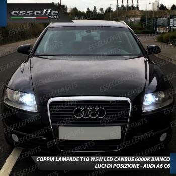 Conversione Fari Full LED 6000K bianco Audi A6 C6 Dal 2009 Conversione Fari Full LED 6000K bianco Audi A6 C6 Dal 2009