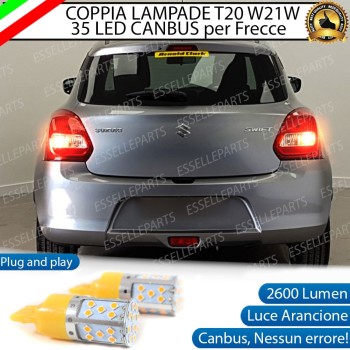 Coppia Frecce Posteriori T20 W21W 35 LED Canbus SUZUKI SWIFT VI Coppia Frecce Posteriori T20 W21W 35 LED Canbus SUZUKI SWIFT VI