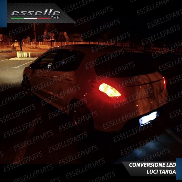Led interni + Targa per Peugeot 308 308 CC