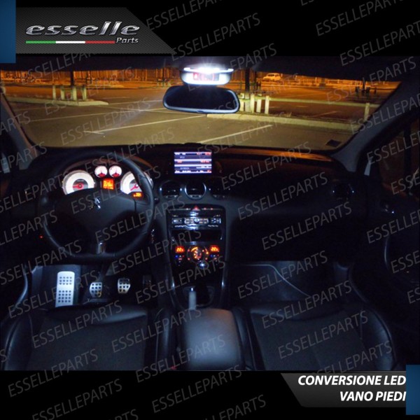 Kit LED Interni + Targa 6000K Bianco Canbus Per Peugeot 3008
