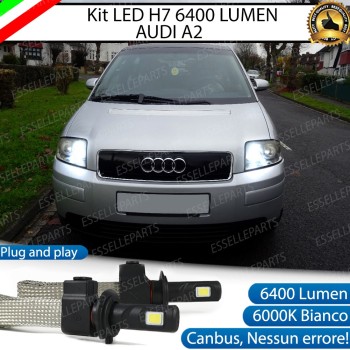 Kit Full LED H7 6400 LUMEN Anabbaglianti AUDI A2